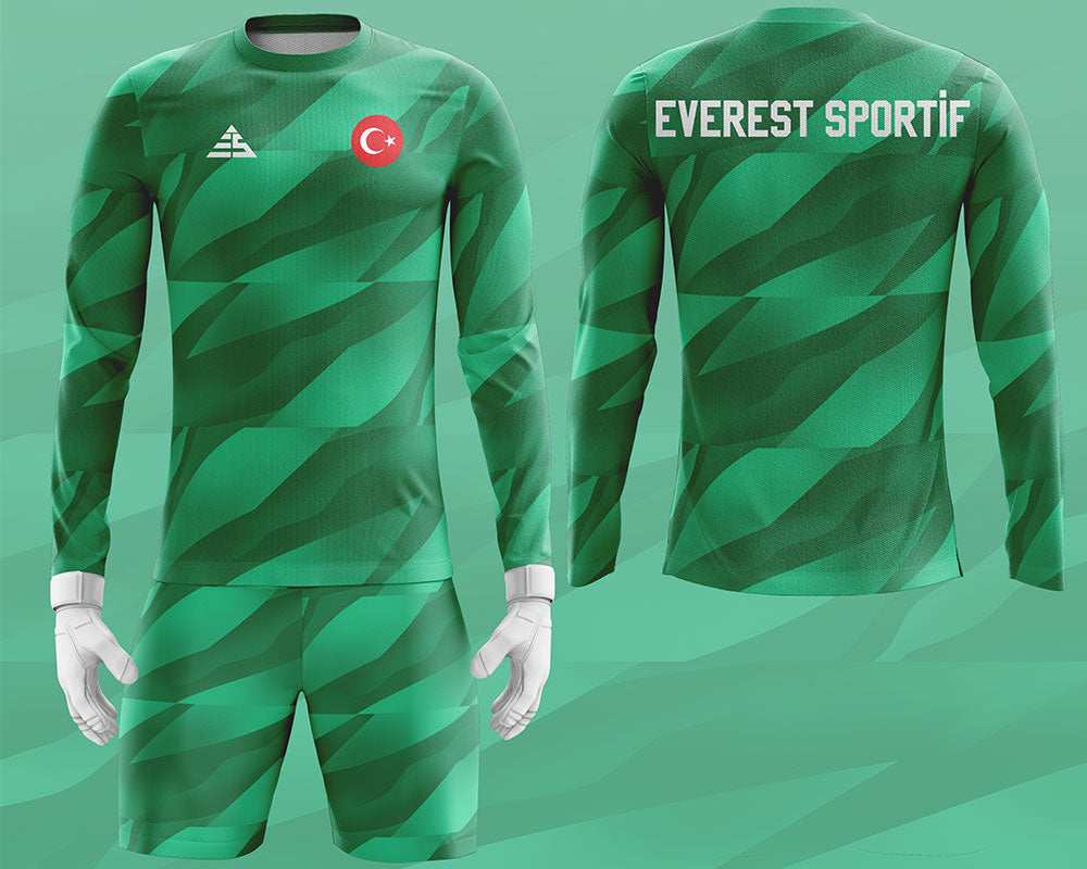 Özel Tasarım Kaleci Forması Yeşil VFK0001