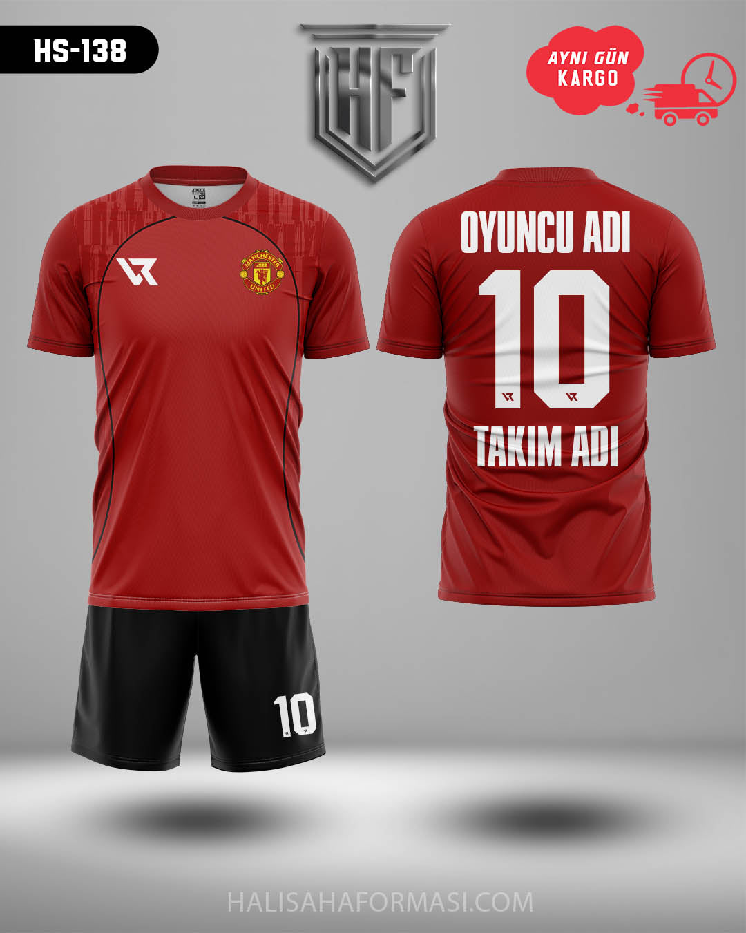 Manchester United Koyu Kırmızı Yeni Sezon Forma