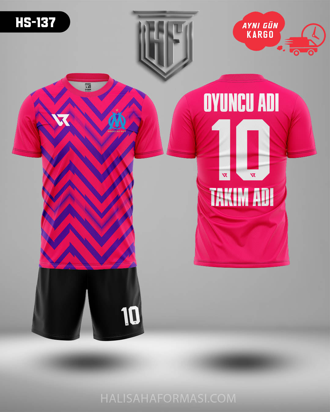 Marsilya Pembe Mesh Efsane Takım Forması Yaptırma