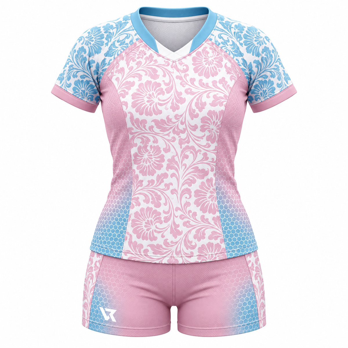 VEROS Blush Bloom Futbol Forma Takımı forma ve şort seti