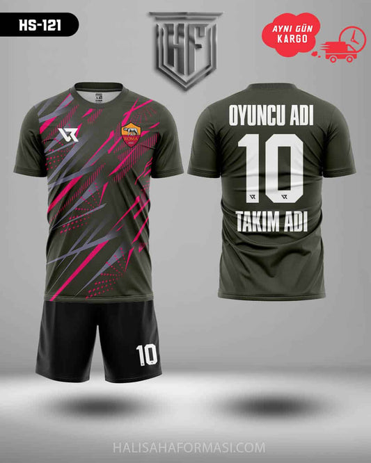 AS Roma Beton Grisi Yeni Sezon Hazır Forma