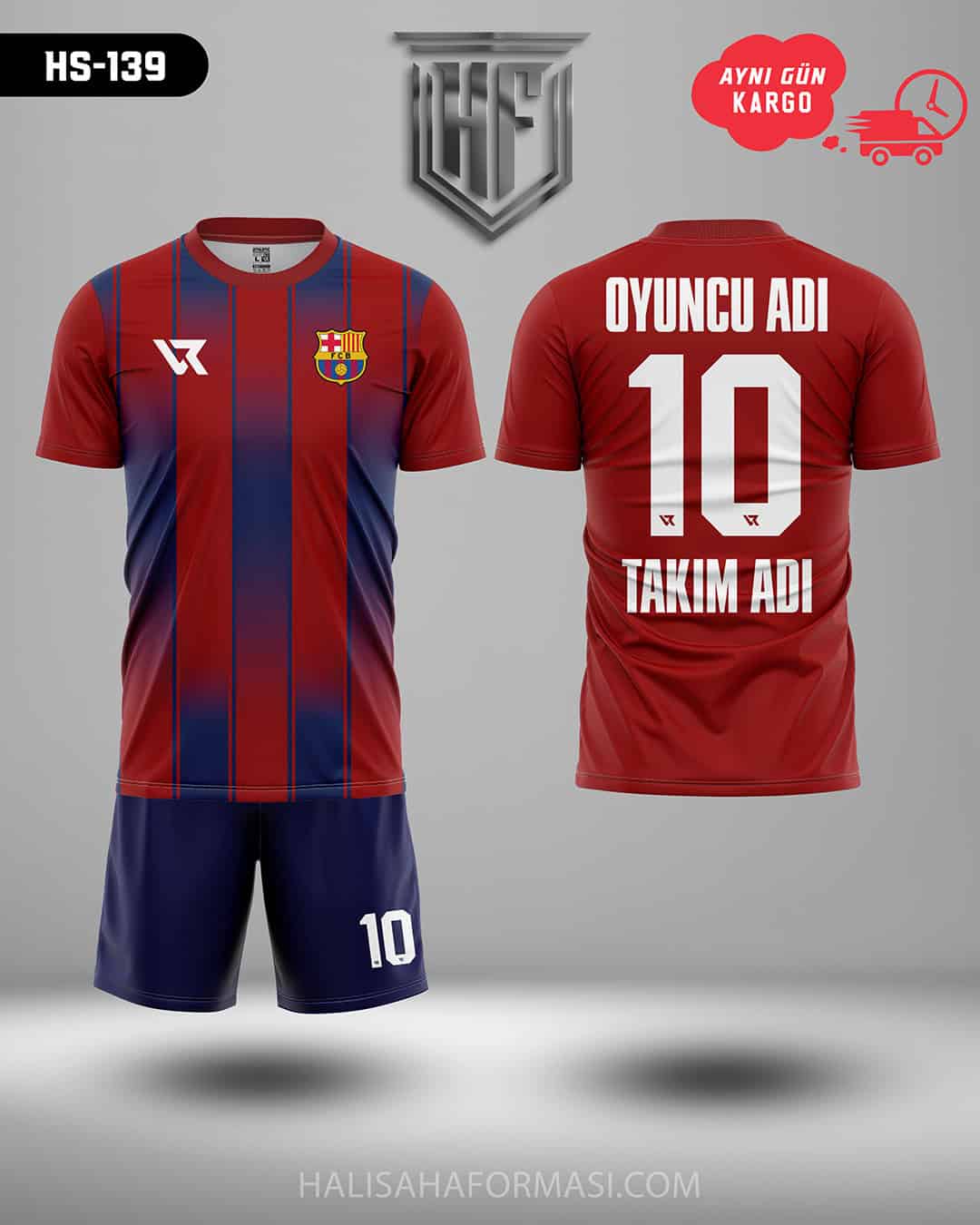 Barcelona Koyu Kırmızı Yeni Sezon Forma Yaptır