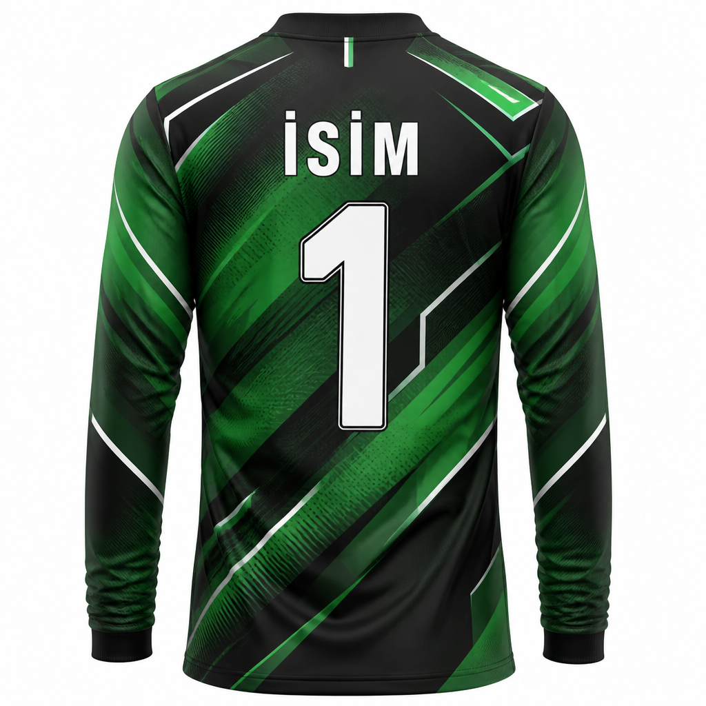 Yeşil-Siyah Arka