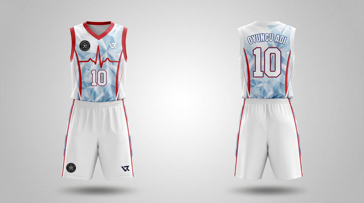 Buzul Desenli Basketbol Forması