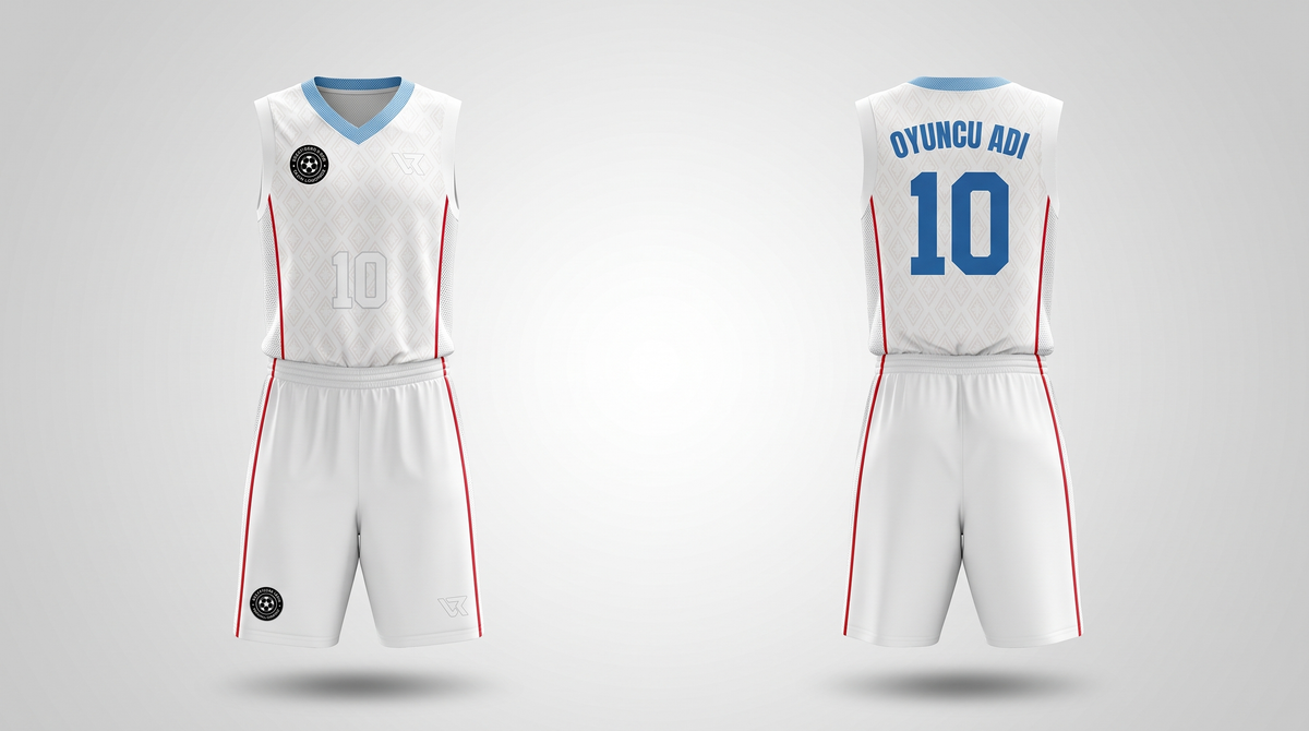 Elmas Desenli Basketbol Forması