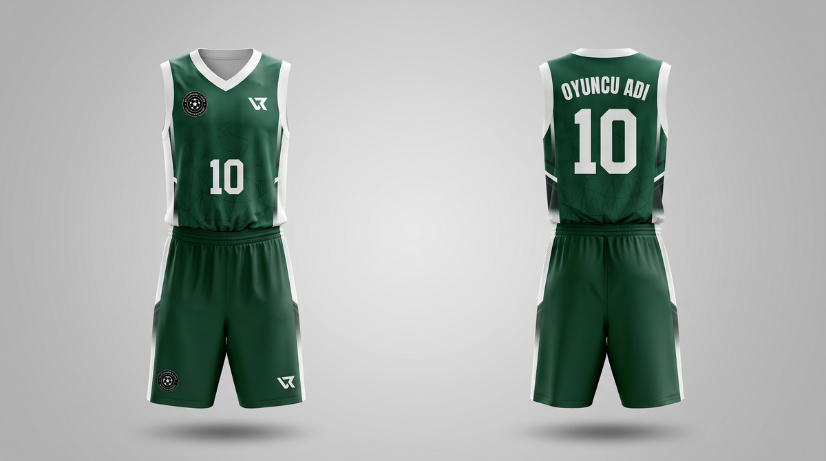 Simbiyoz Desenli Basketbol Forması