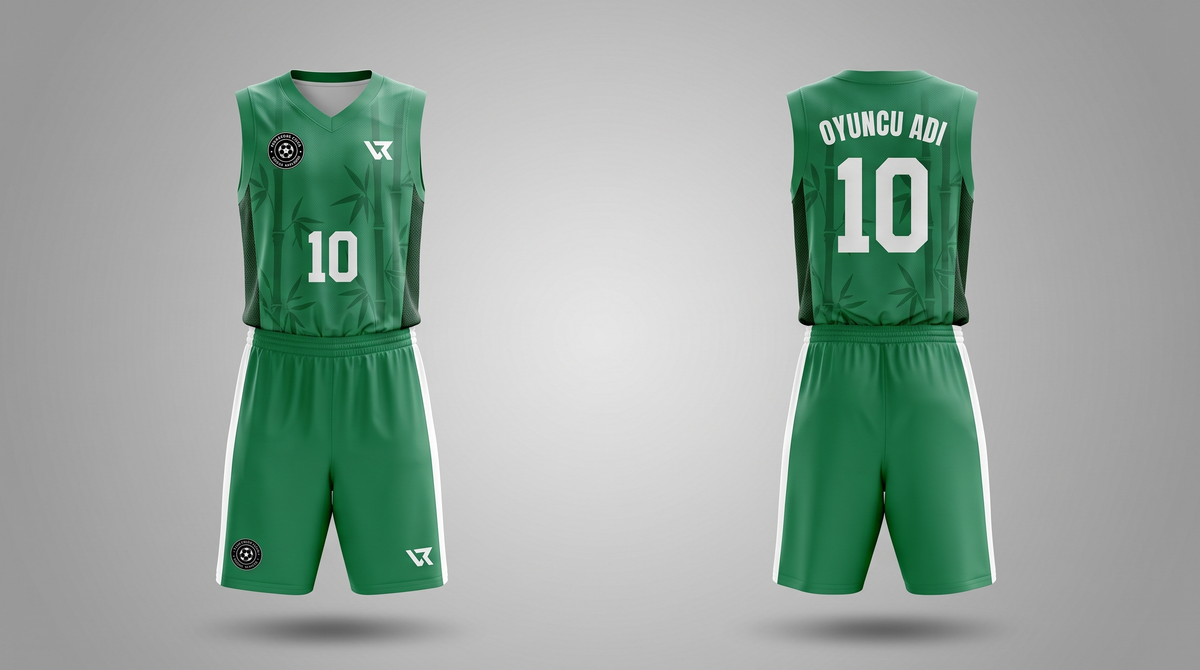 Bambu Desenli Basketbol Forması