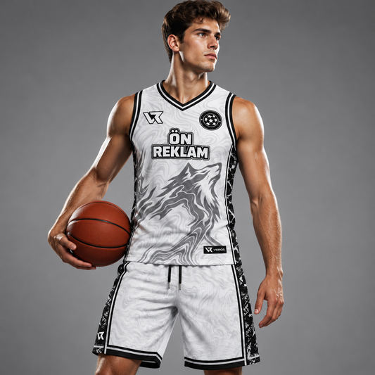 VEROS Arctic Wolf Basketbol Forma Takımı - sporcu üzerinde