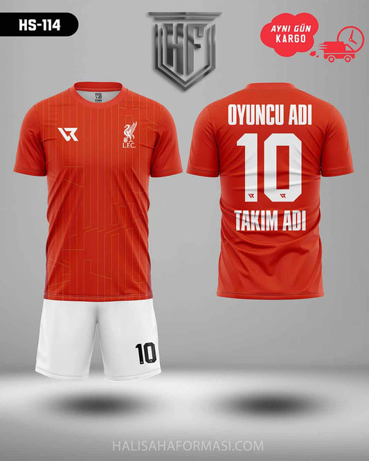 Liverpool Kiremit Mesh Siyah Desen Yeni Sezon Forma