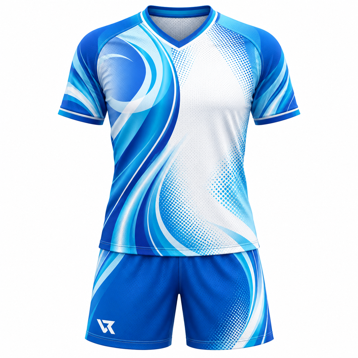 VEROS Azure Wave Futbol Forma Takımı forma ve şort seti