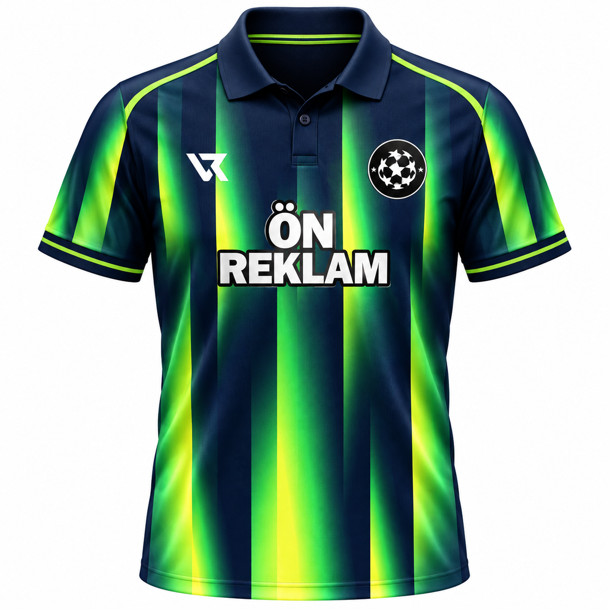 VEROS Neon Orman Kişiye Özel Polo Yaka Forma ön görünüm